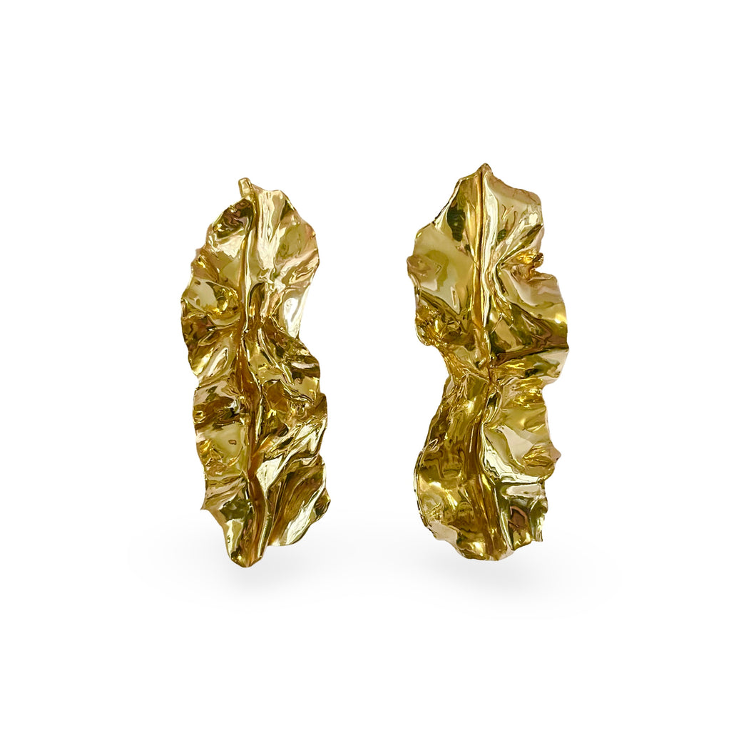 14KT Gold Vulva Earrings