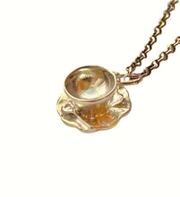 Load image into Gallery viewer, Tiny Teacup Charm (Chain sold separately)
