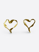 Load image into Gallery viewer, Mismatched Ribbon Heart Earrings
