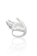 Load image into Gallery viewer, &quot;To Linda&quot; Hand Ring in Sterling Silver
